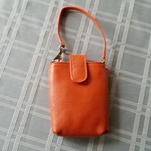 Original Prym Snap Orange Wristlet Bag